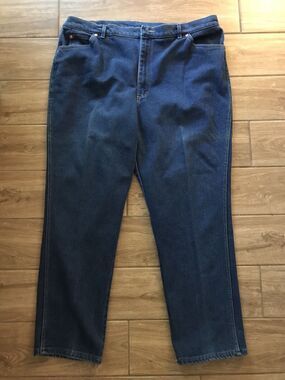 Vintage Men’s LEE RIDERS Straight Leg Blue JEANS 43x31